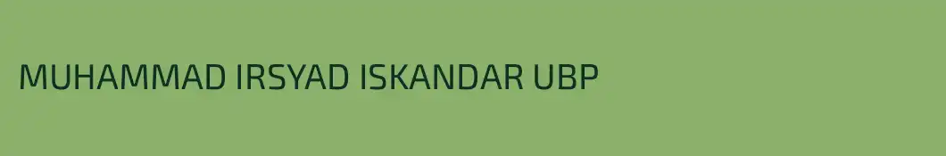 MUHAMMAD IRSYAD ISKANDAR UBP